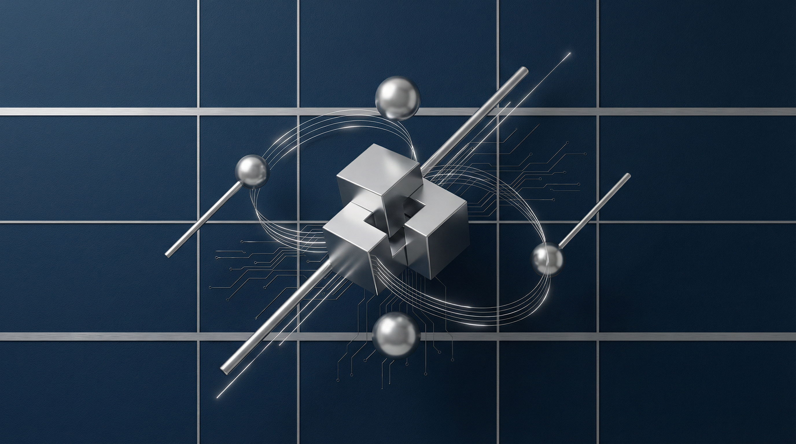 Abstract data visualization background